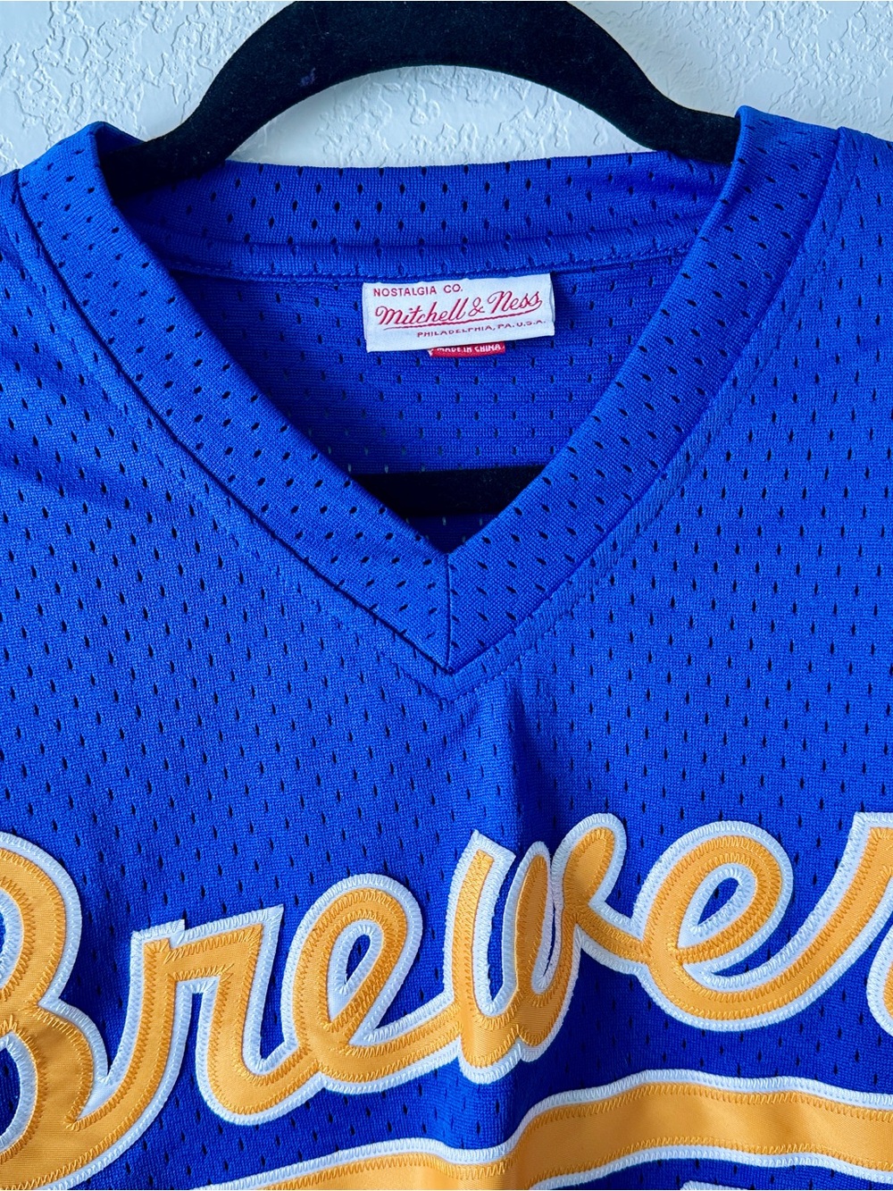Mitchell & Ness Royal Blue Cooperstown Collection Jersey Patch - Picture 5 of 7